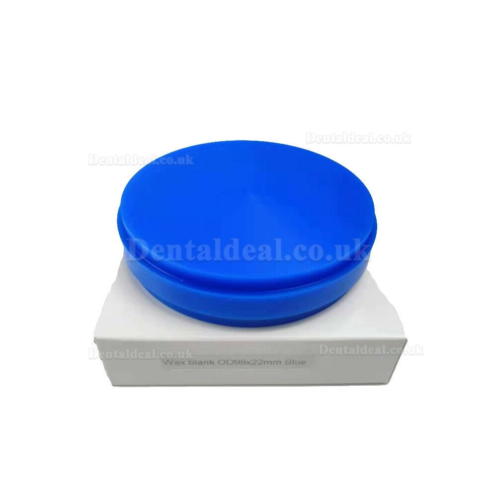 10Pcs Dental Wax Disc Block Fit Wieland CAD/CAM Milling System 98 *10mm / 98 *22mm