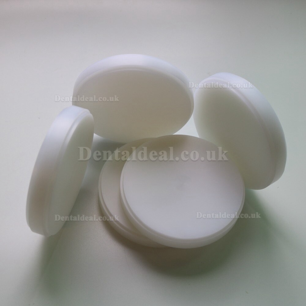 5Pcs Dental Lab Wax Blocks Carving Wax Blank Disc Fit Wieland Milling Machine