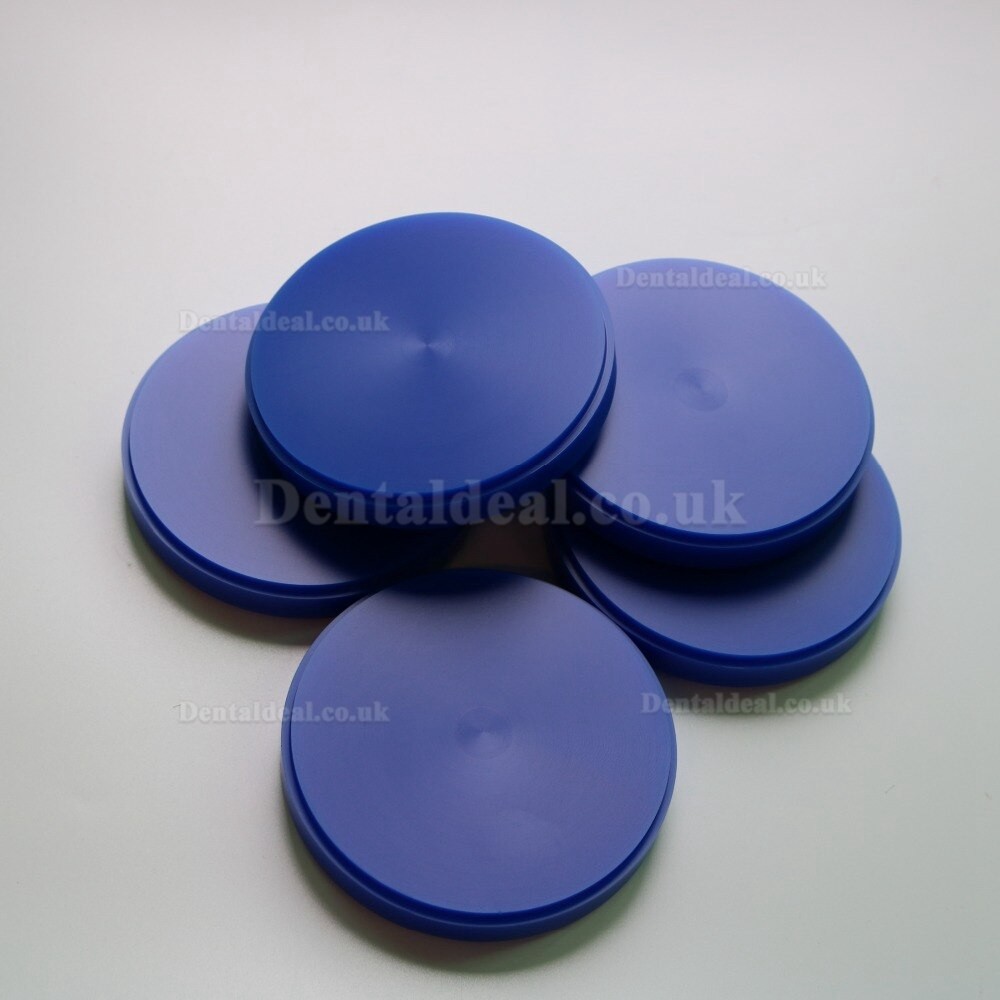 5Pcs Dental Lab Wax Blocks Carving Wax Blank Disc Fit Wieland Milling Machine