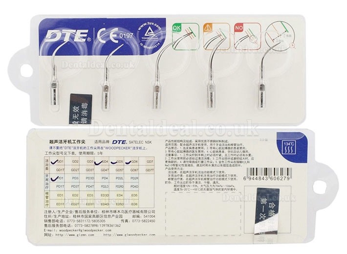 Woodpecker® DTE D7 Fiber Optic Ultrasonic Scaler With LED/SATELEC Compatible