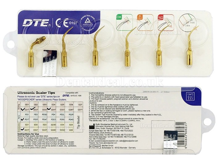 Woodpecker DTE V3 Dental Built in LED Ultrasonic Scaler for Dental Chair Unit