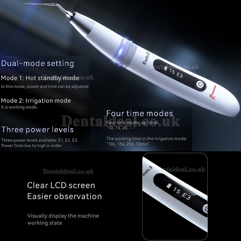 Woodpecker Endo 3 Dental Ultrasonic Endo Activator Endoactivator c Irrigator Handpiece