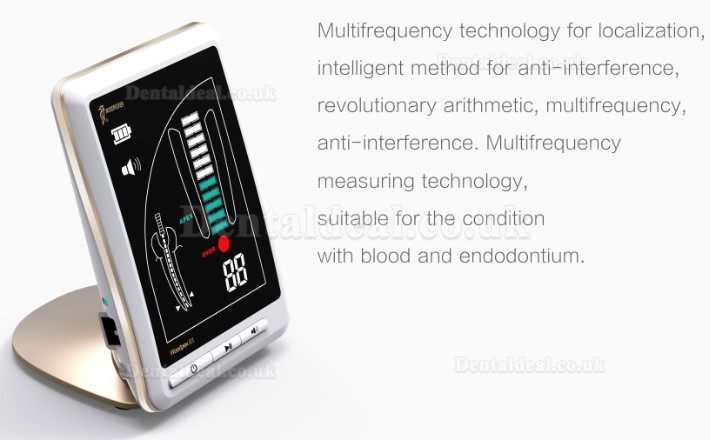 Woodpecker® Dental Apex Locator with Color LCD Screen Golden Woodpex3-G