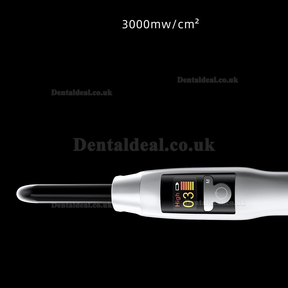 Woodpecker X-Cure Wireless Dental LED Curing Light with Caries Detector 3000mw/cm