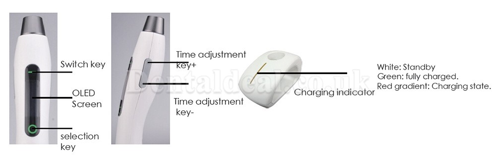 Dental Wireless LED LAMP Cordless Curing Light Xlite 4 2000mW/cm2