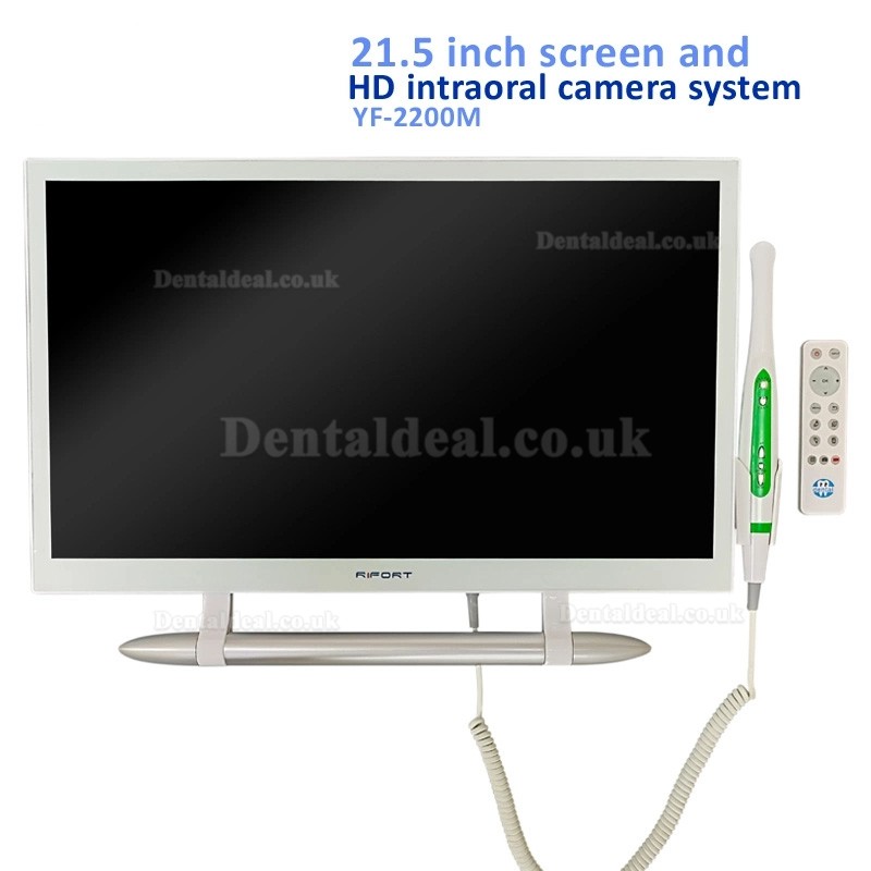 YF-2200M 21.5 Inch Dental HD Intraoral Camera with Monitor Screen with Bracket Holder Kit for Dental Chair Unit