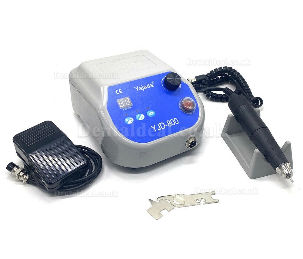 YJD-800 Dental LAB Brushless Micro Motor Polisher 50K RPM Handpiece Double Lock