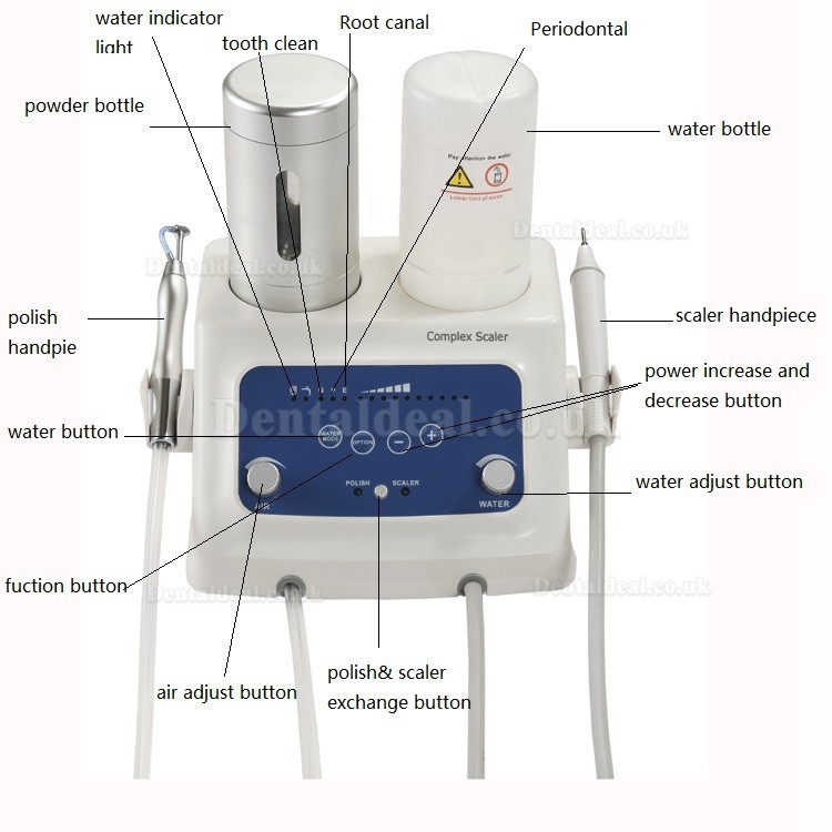 YS YS-CS-A(5E) 2 In 1 Dental Ultrasonic Piezo Scaler + Sandblasting Scaler