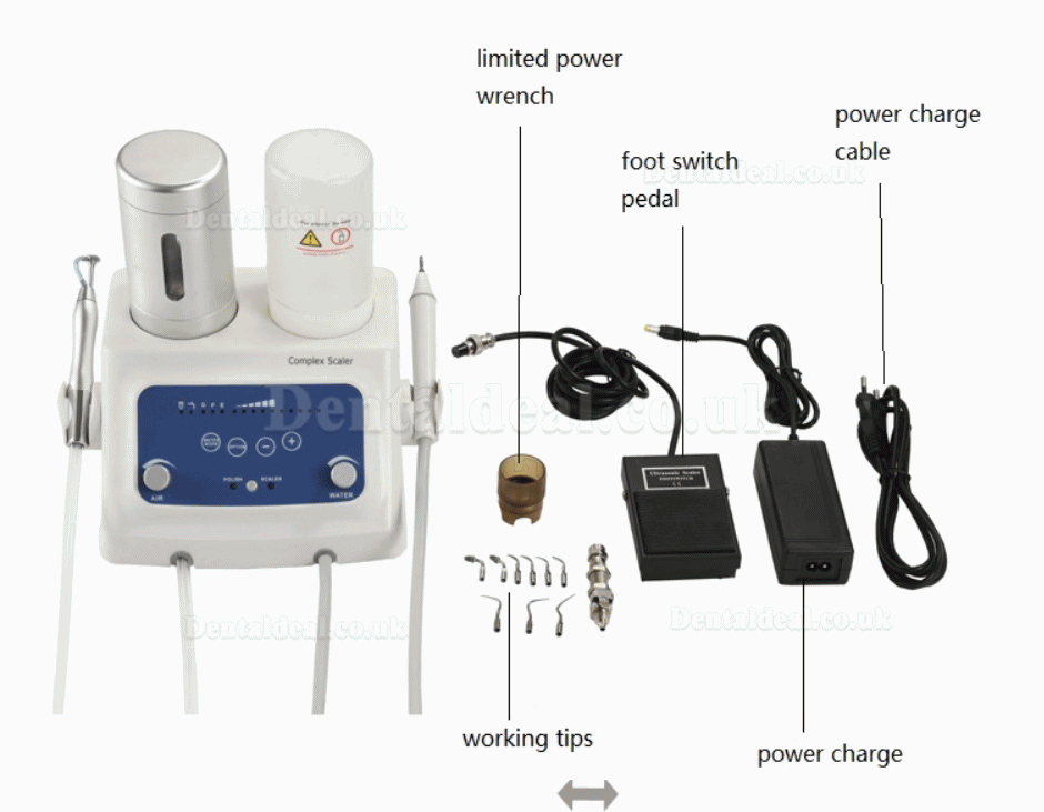 YS YS-CS-A(5E) 2 In 1 Dental Ultrasonic Piezo Scaler + Sandblasting Scaler