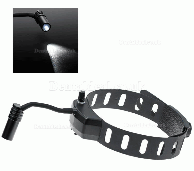 5W Dental Medical Headband Wireless LED Head Light with 3.5X Binocular Loupes