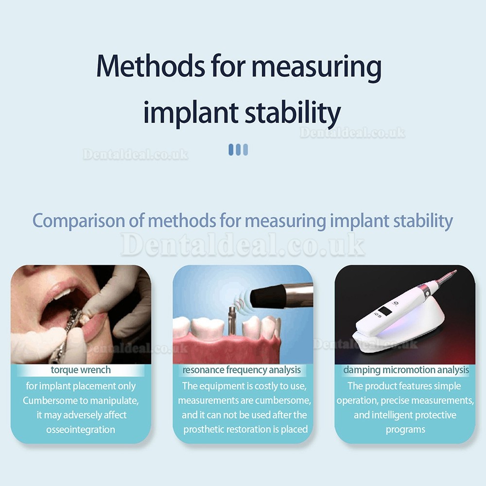 YAHOPE iCHECK Dental Implant Stability Meter Implant Stability Tester ISQ Monitor