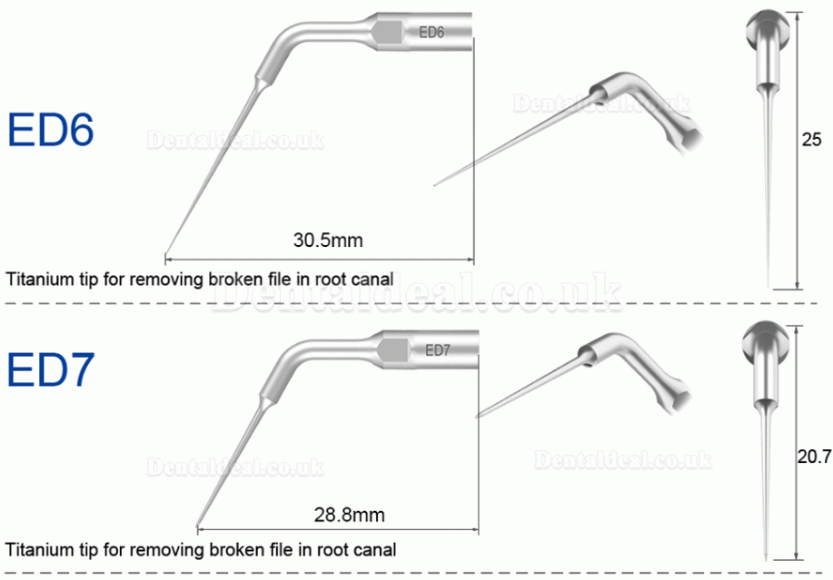 10 Pcs Refine Ultrasonic Scaler Tips E3D E4D E5D E10D E11D E12D E14D E15D Fit Woodpecker EMS