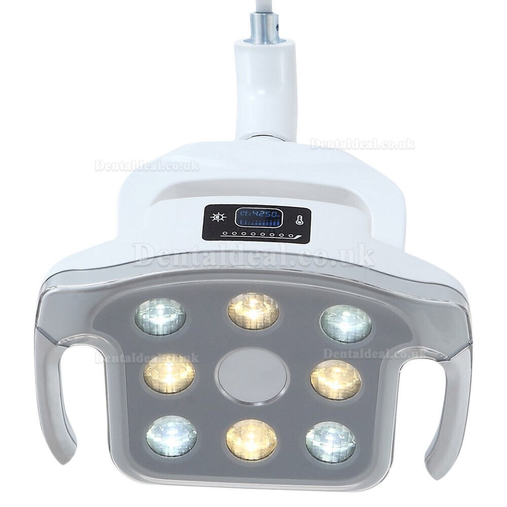 Dental LED Surgical Light Shadowless Exam Opertating Lamp 8 LED for Dental Unit Chair