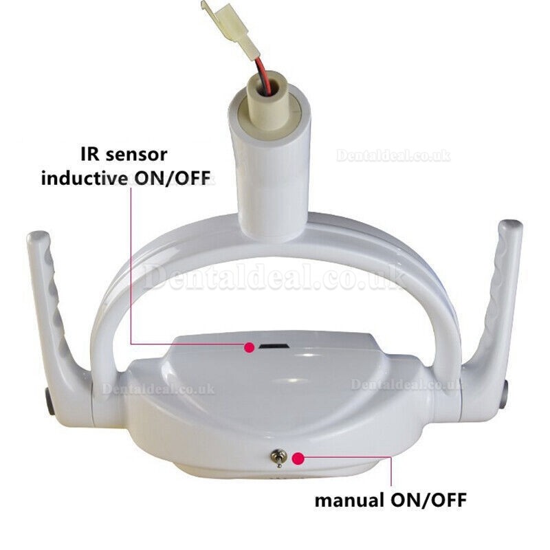 Ceiling-mounted Dental Light Oral LED Operating Lamp Exam Surgical Shadowless 6 LED Lens With Arm