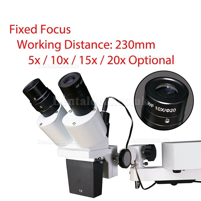 10X/15X/20X Dental Surgical Operating Endo Microscope with LED For Dental Chair Unit