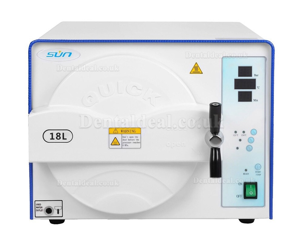 18L / 23L Sun Class N Dental Autoclave Steam Sterilizer High Temperature High Pressure