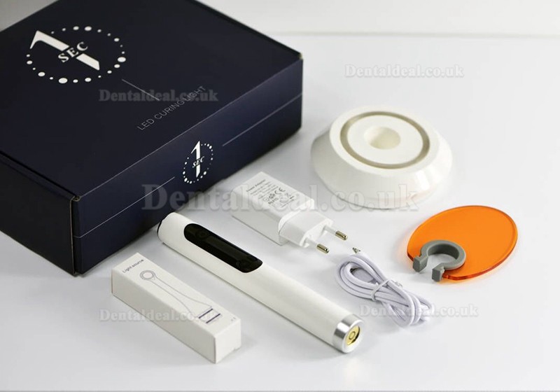 New Westcode Wireless Dental LED 1S Curing Light USB Connector 4 Modes Blue-violet Light Metal Head 2500mw