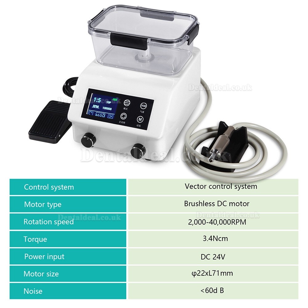 Portable Brushless Electric Dental Motor with Automatic Water Supply Bottle