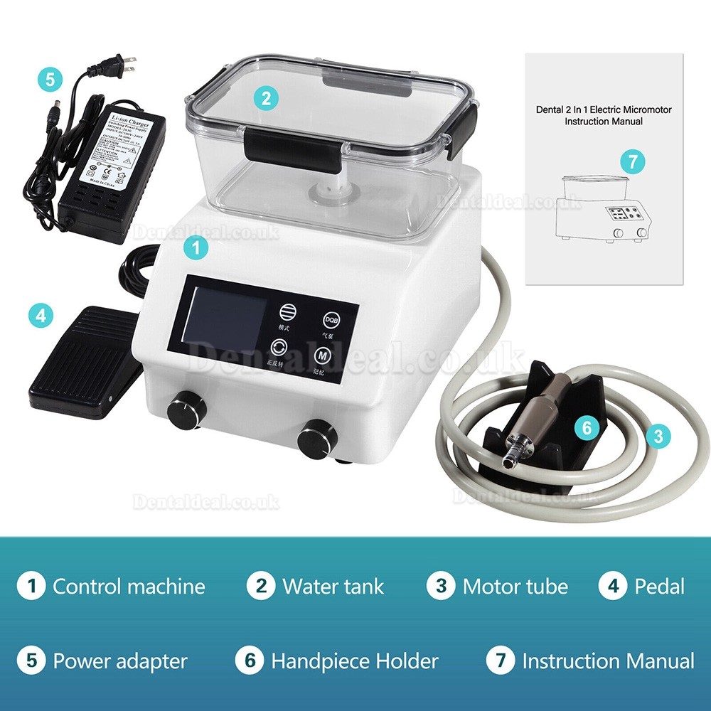 Portable Brushless Electric Dental Motor with Automatic Water Supply Bottle